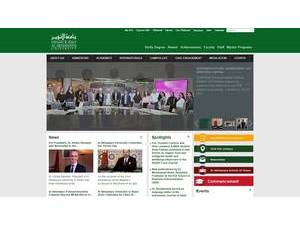 Université Al Akhawayn's Website Screenshot