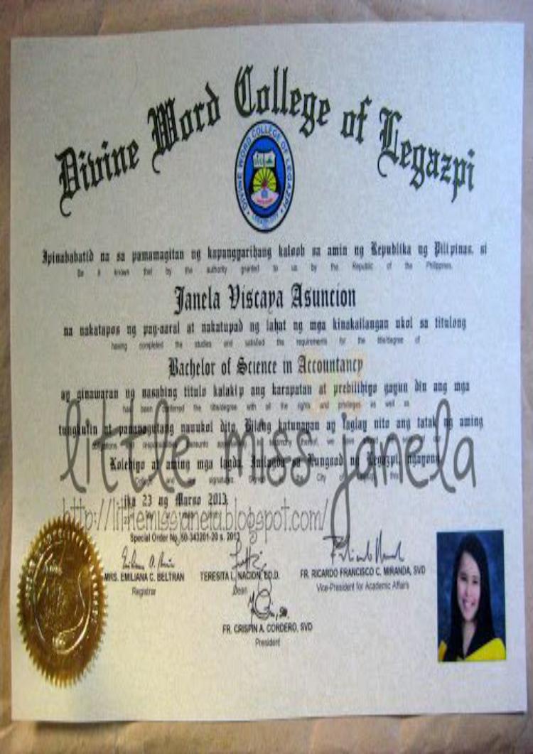 Buy Degree From the Divine Word University