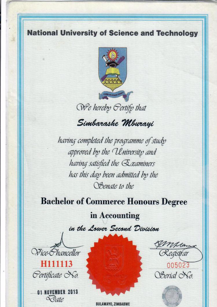 buydegree from the University of Science and Technology