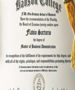 Buy college degree from The Babson College