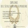 Buy college degree from The École Normale Supérieure