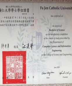 Buy college degree from the Fu Jen Catholic University