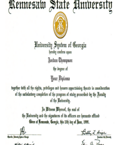 Buy college degree from The Kennesaw State University