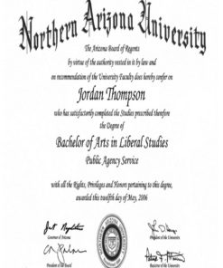 Buy college degree from The Northern Arizona University