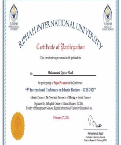 Buy college degree from the Riphah International University