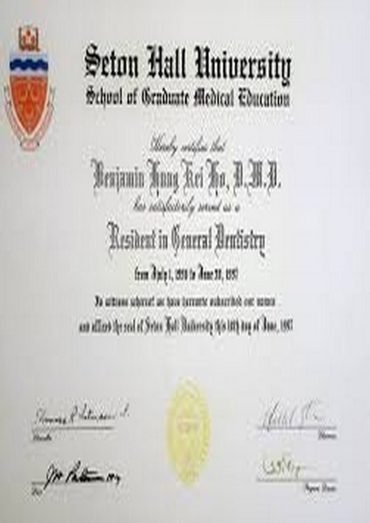Buy college degree from The Seton Hall University