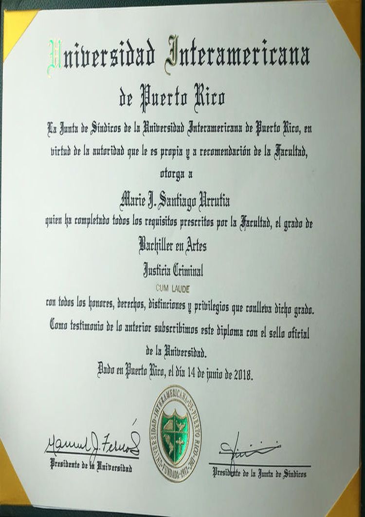 Buy college degree from the Universidad Interamericana de Puerto Rico