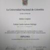 Buy college degree from The Universidad Nacional de Colombia