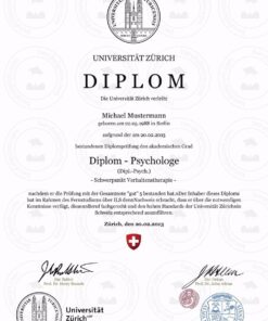 Buy college degree from the Universität Zürich