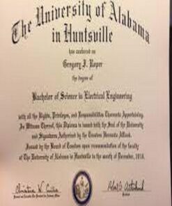 Buy college degree from The University of Alabama in Huntsville