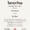 Buy college degree from The University of Georgia
