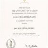 Buy college degree from The University of Guelph