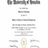 Buy college degree from The University of Houston