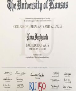 Buy college degree from The University of Kansas