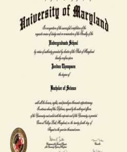 Buy college degree from The University of Maryland