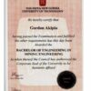 Buy college degree from the Papua New Guinea University of Technology